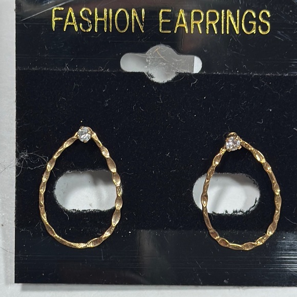 Gold and Silver Fashion Earrings Set - Picture 3 of 5